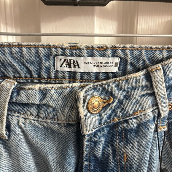 NWT Zara Z1975 High-Rise Straight Jeans - Picture 5 of 8